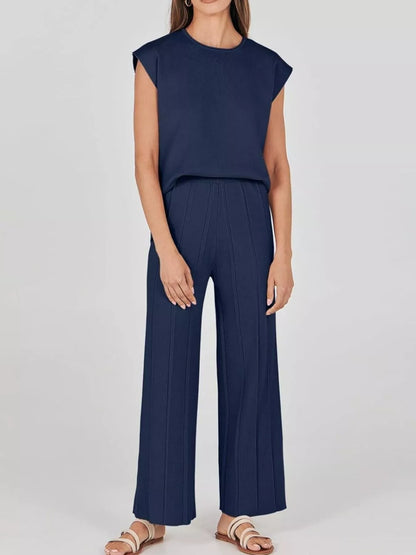 The Serene Ribbed Two-Piece Set