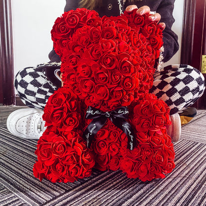 RoseLuxe™ - Teddy Bear Bouquet
