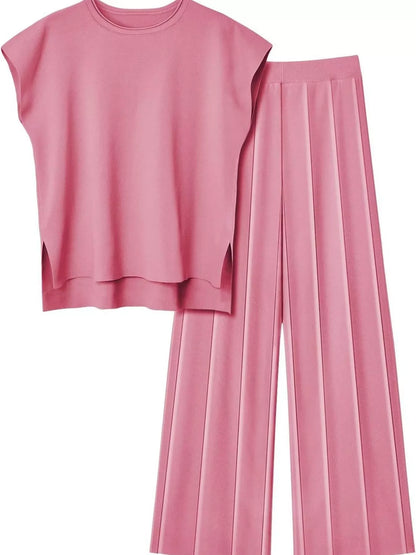 The Serene Ribbed Two-Piece Set