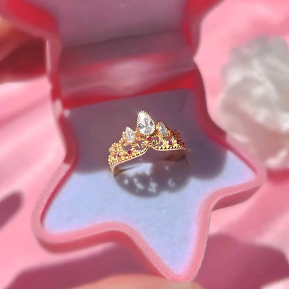 PrincessCrown™ Crystal Ring
