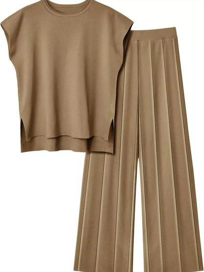 The Serene Ribbed Two-Piece Set