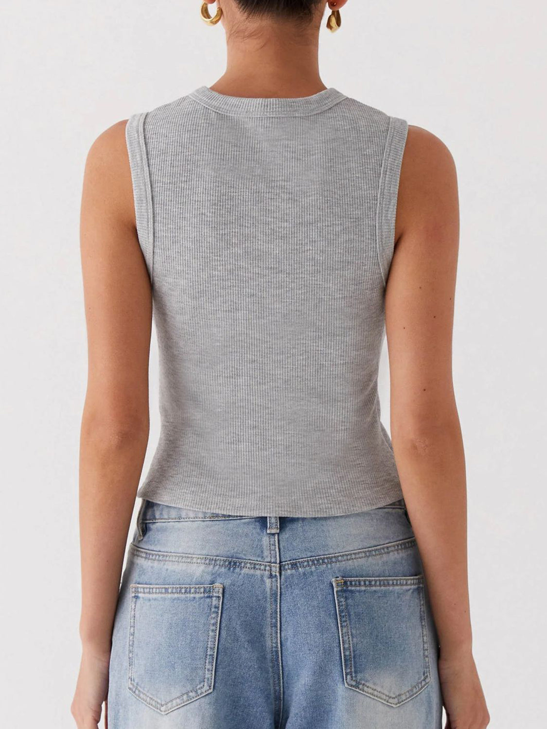ELIÉ™ Button Up Tank Top