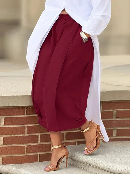 The Pleat Street Wide Pants
