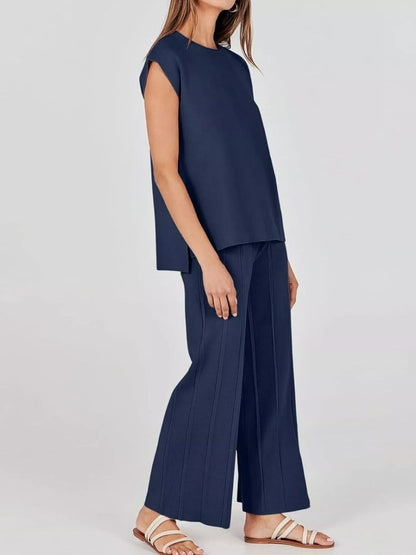 The Serene Ribbed Two-Piece Set