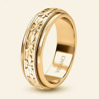 CelestiSpin™ - Moon & Star Spinner Ring