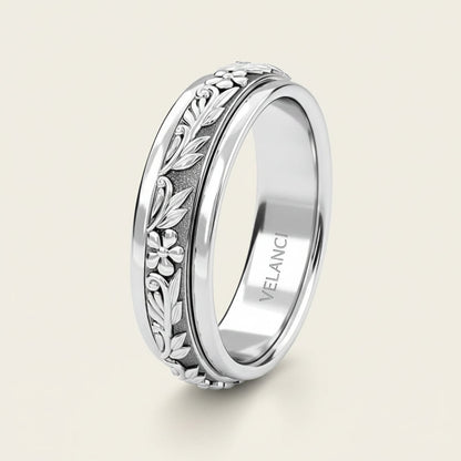 CelestiSpin™ - Moon & Star Spinner Ring