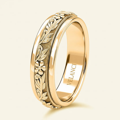 CelestiSpin™ - Moon & Star Spinner Ring