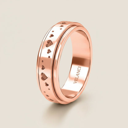CelestiSpin™ - Moon & Star Spinner Ring