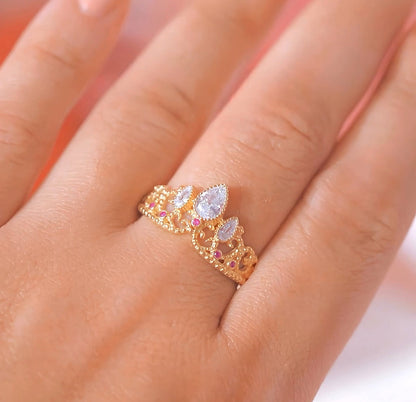 PrincessCrown™ Crystal Ring
