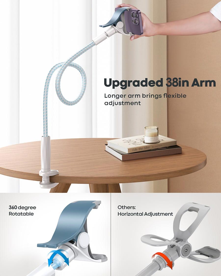 FlexiHold™ - Gooseneck Phone Mount
