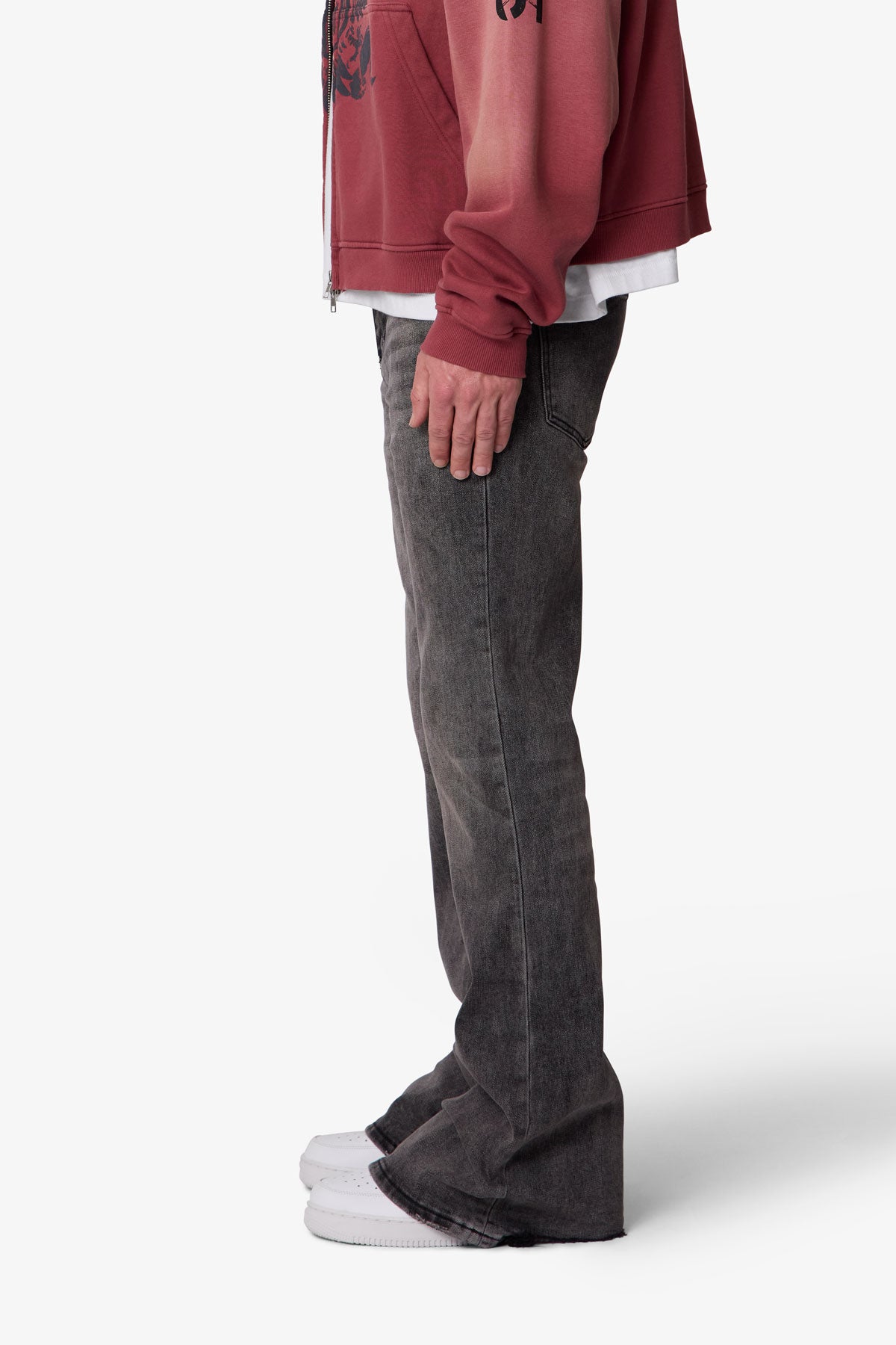 StackFit Super Flare Denim in Vintage Black