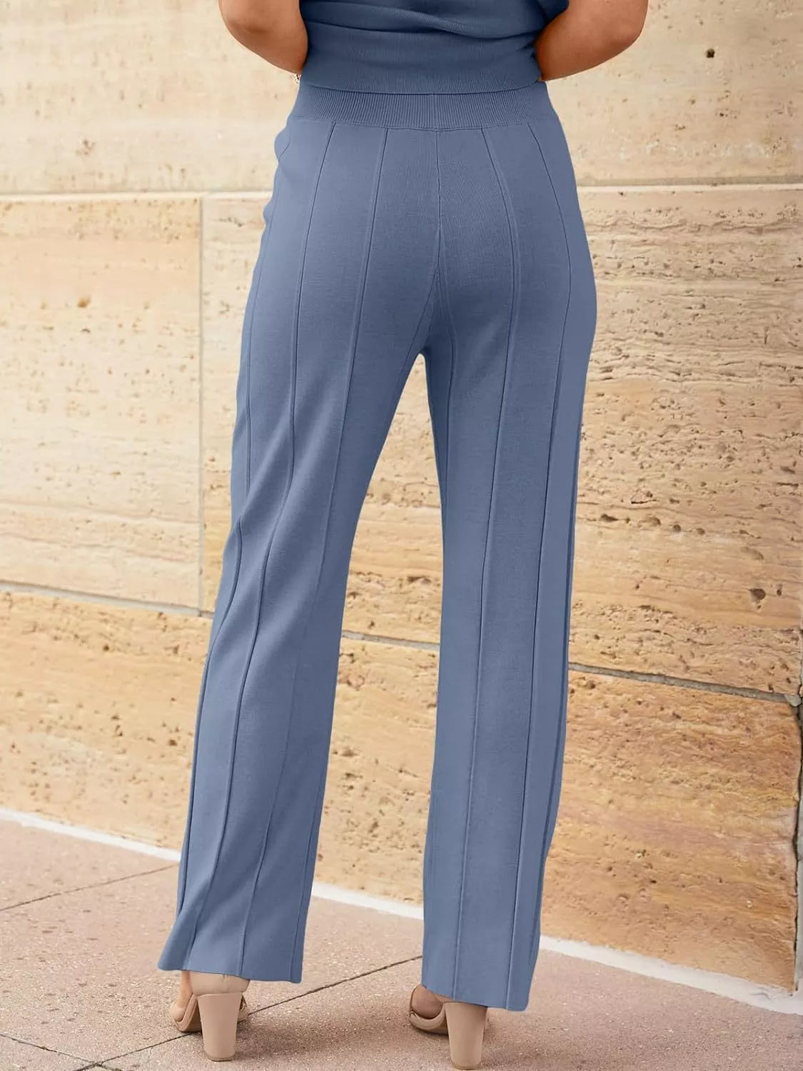 The Serene Ribbed Two-Piece Set