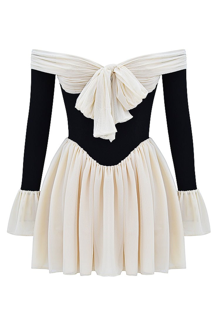 BowBust™ Off-Shoulder Mini Dress