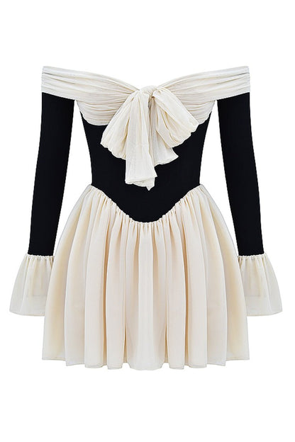 BowBust™ Off-Shoulder Mini Dress