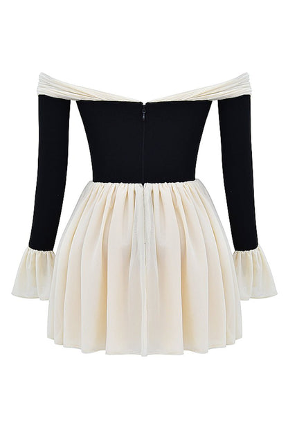 BowBust™ Off-Shoulder Mini Dress