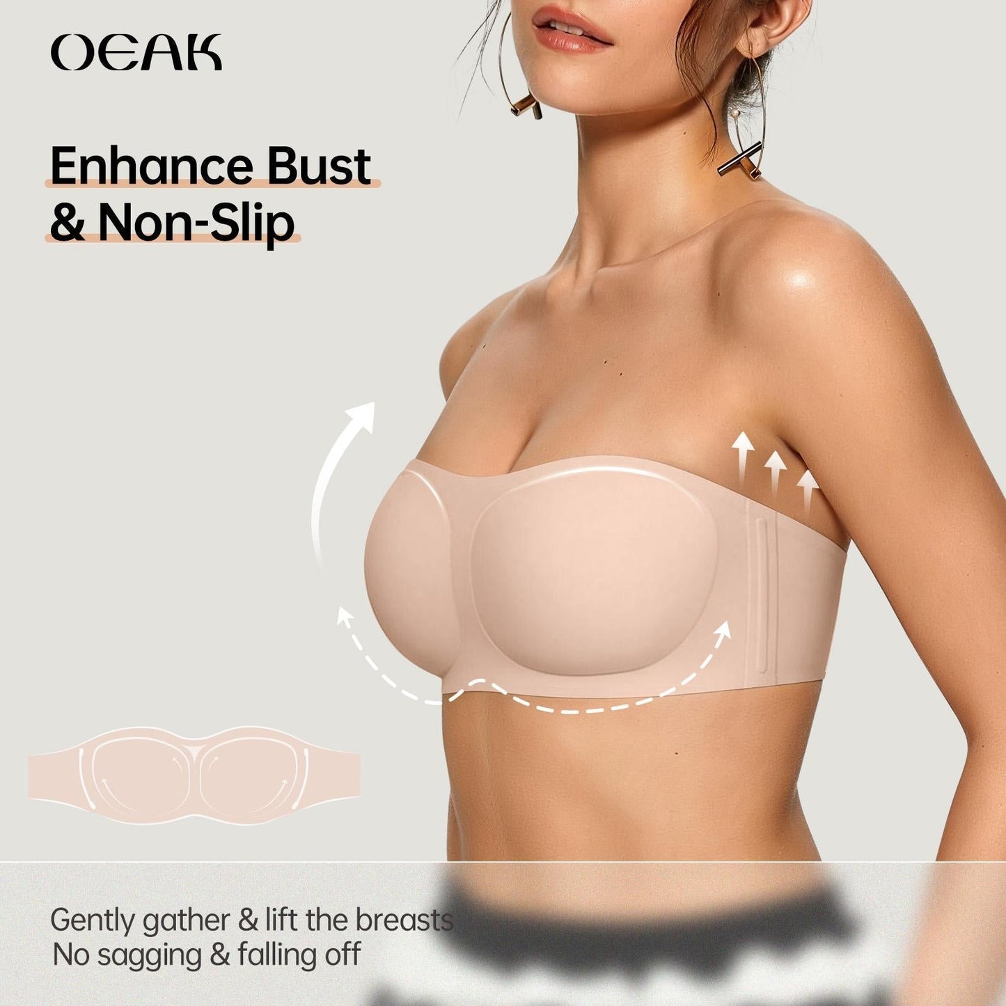 StayLift™ Strapless Support Bra