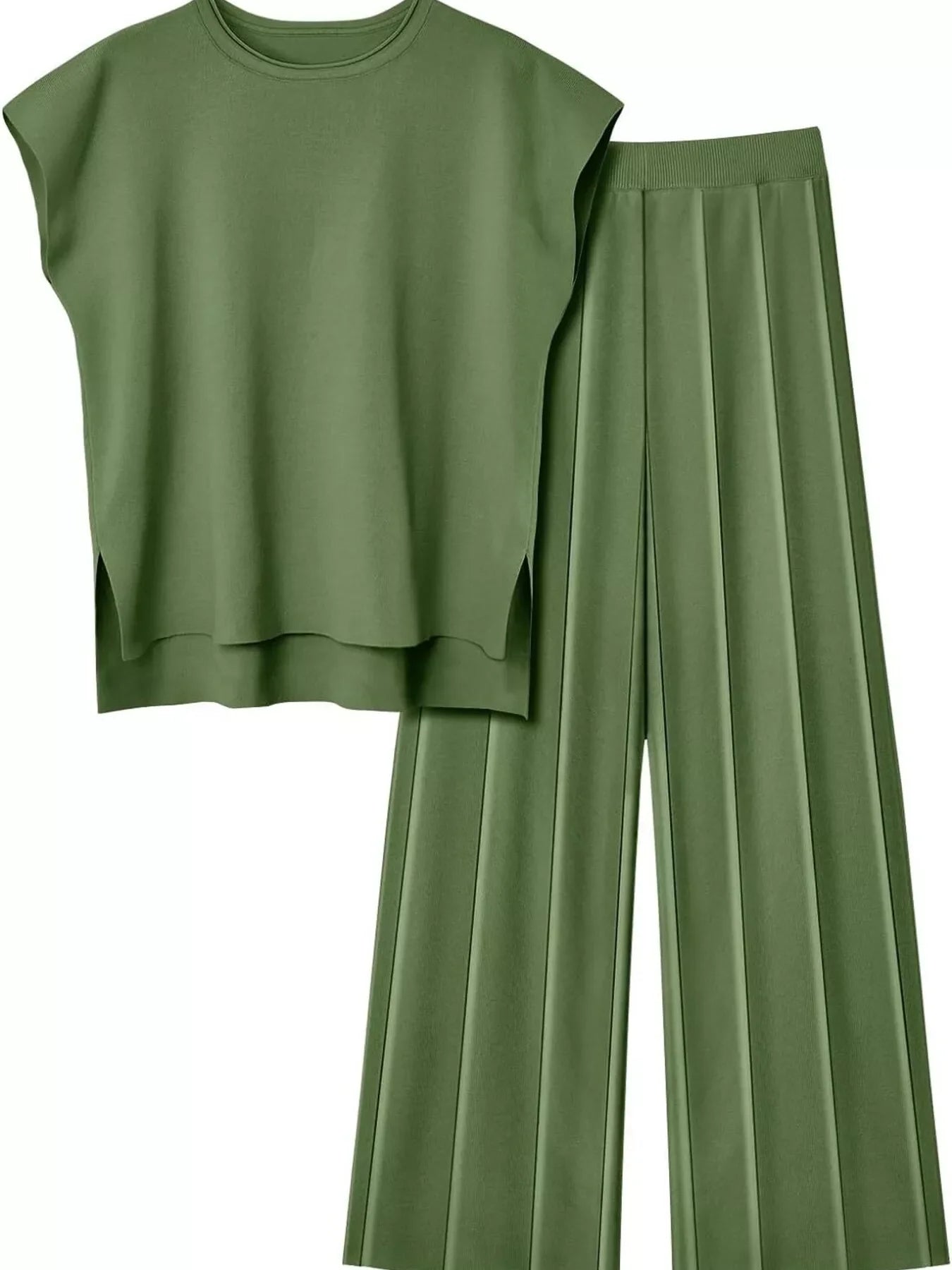 The Serene Ribbed Two-Piece Set