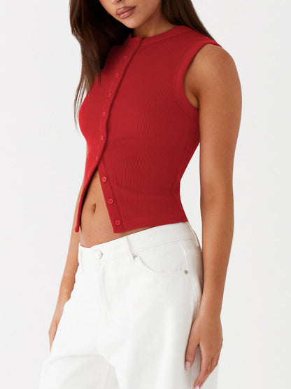 ELIÉ™ Button Up Tank Top