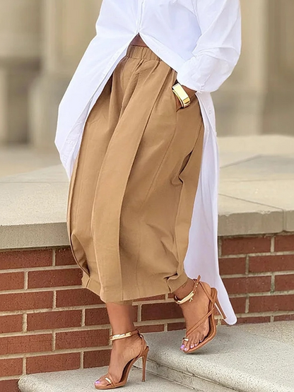 The Pleat Street Wide Pants