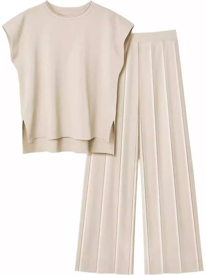 The Serene Ribbed Two-Piece Set