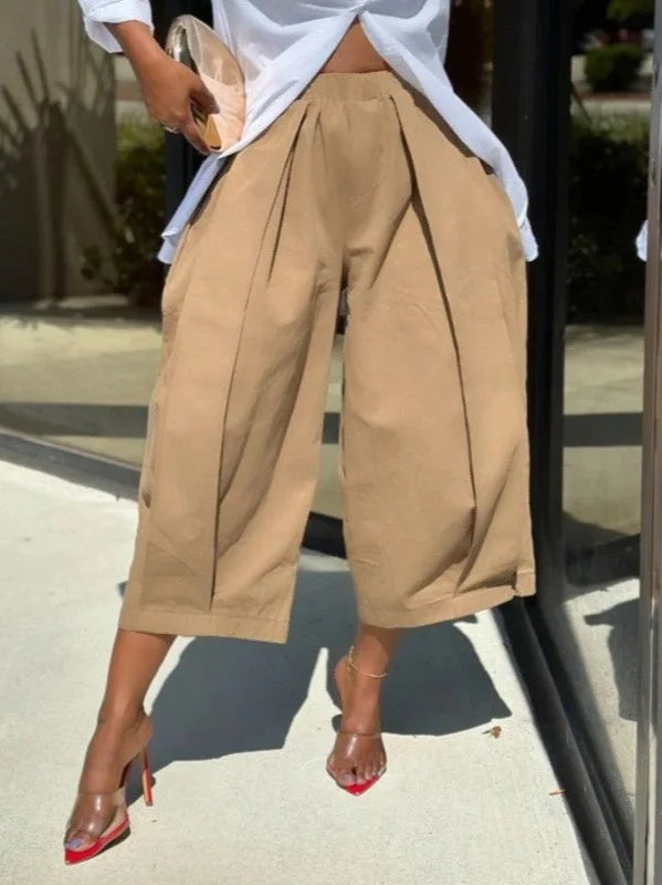 The Pleat Street Wide Pants