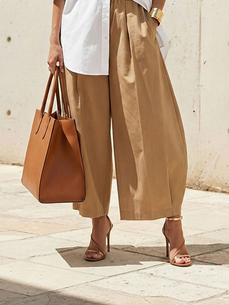 The Pleat Street Wide Pants