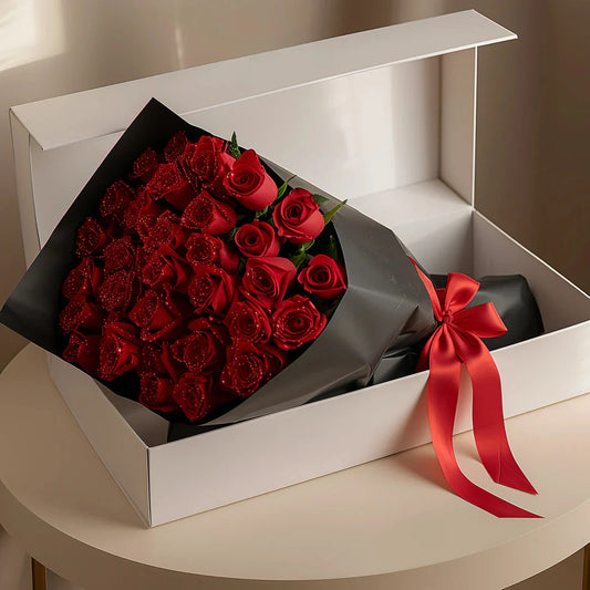Glitter Rose Bouquet (84% OFF TODAY ONLY)