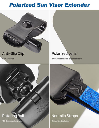 GlareGuard™ - Car Visor Extender