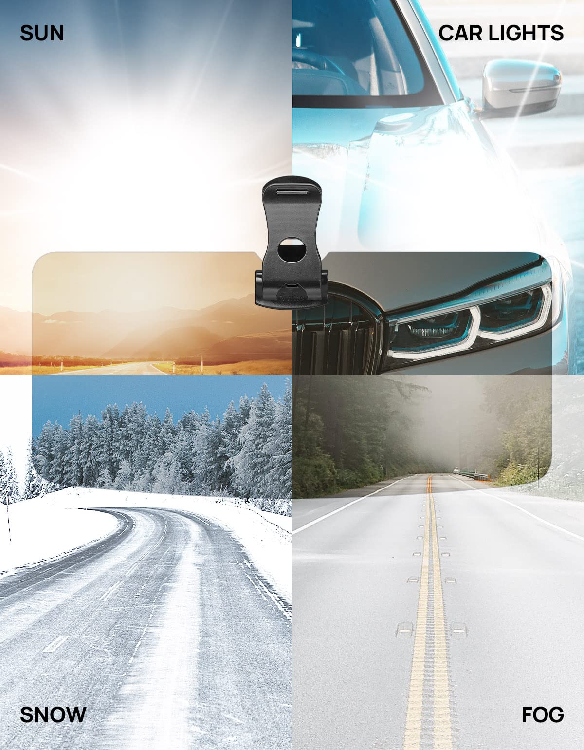 GlareGuard™ - Car Visor Extender